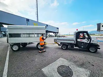 Meios elétricos para aeroporto