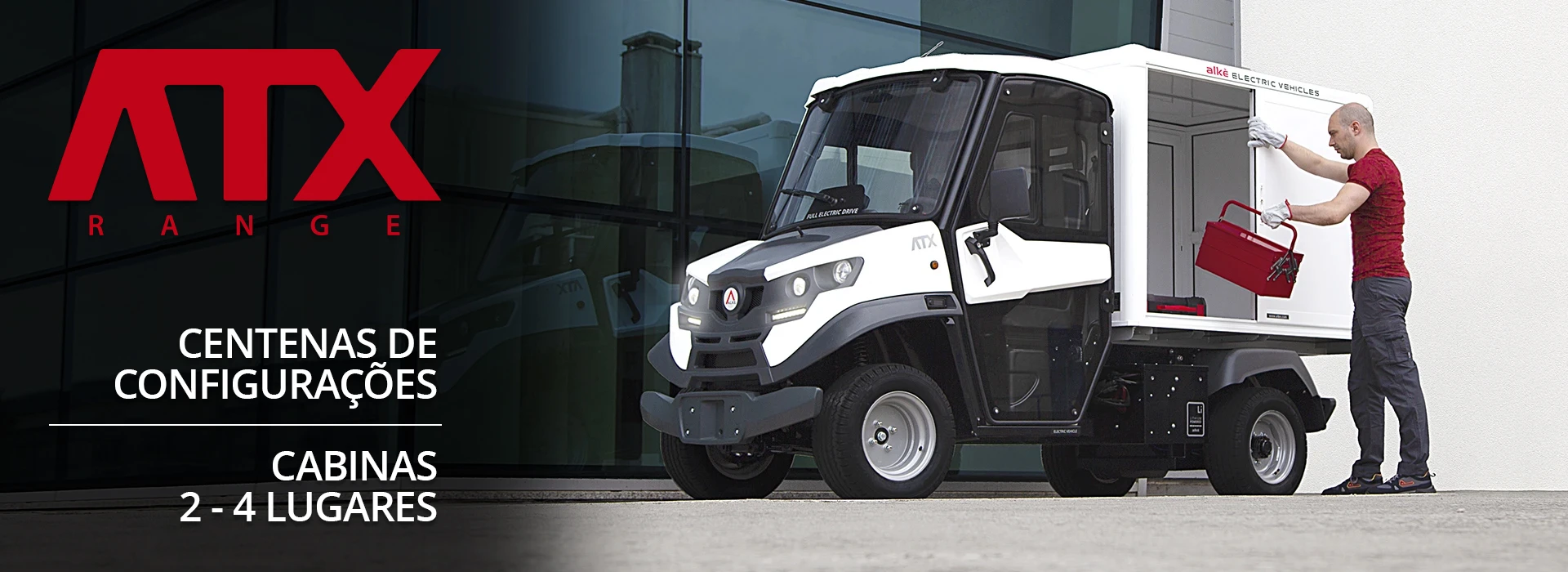 Ve&iacute;culos el&eacute;tricos Alke' ATX - Homologados para o uso urbano