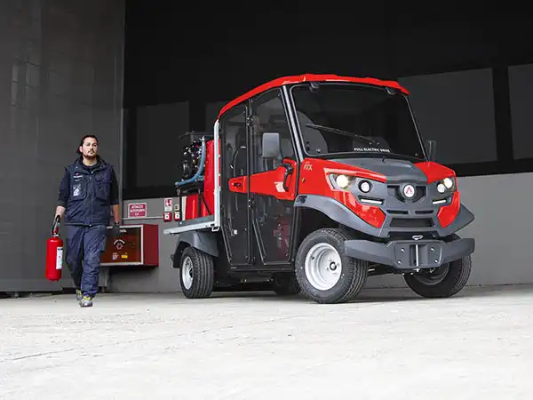 Veículos elétricos de combate a incêndios da ALKE' - Prontos para a ação em caso de incêndio